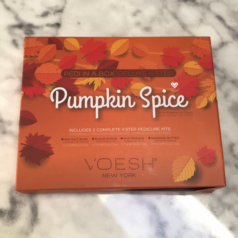 New! Pumpkin Spice Complete Pedicure Kits